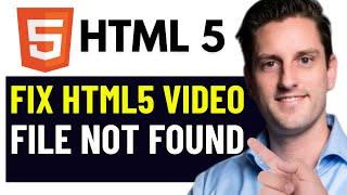 HOW TO FIX HTML5 VIDEO FILE NOT FOUND 2024 EASY FIX [upl. by Elleynod]