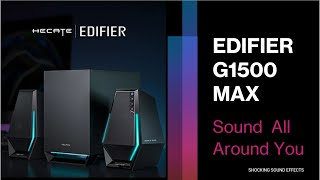 震撼登場！漫步者EDIFIER G1500 MAX電競喇叭介紹  音質與設計的完美融合 [upl. by Bilicki565]