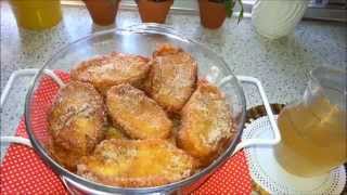 COMO HACER TORRIJAS EN ALMIBAR DE SEMANA SANTA [upl. by Liza]