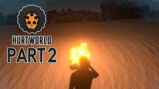 Hurtworld Early Access Gameplay Lets Play ENG  Part 2 The First Night [upl. by Nashbar]