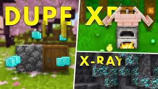 ALL Working Glitches For SinglePlayer amp Realms 1201 Minecraft Bedrock  Dupe XP amp XRay [upl. by Cherin]