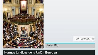 Normas jurídicas de la Unión Europea [upl. by Harts]