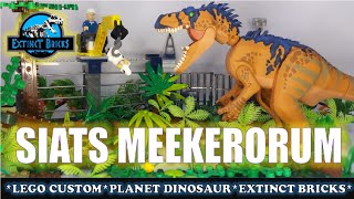 SIATS MEEKERORUM LEGO JURASSIC WORLD DINOSAUR CUSTOM I MATTEL I SIATS มีเคโรรุม I सियाट्स मीकेरोरम [upl. by Fine]