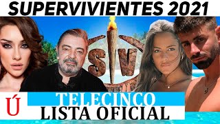 Supervivientes 2021 concursantes confirmados Telecinco hace oficial la lista con Antonio Canales [upl. by Eelsha849]