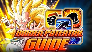 HIDDEN POTENTIAL GUIDE HOW TO BUILD SUPER EZA TEQ SSJ3 GOTENKS HIDDEN POTENTIAL Dokkan Battle [upl. by Burta]