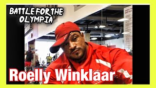 Roelly Winklaar  Back amp Biceps Workout  Battle For The Olympia 2014 [upl. by Haroldson]