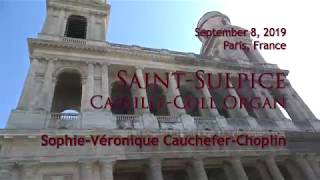 Prelude at St Sulpice on September 8 2019 Organist SophieVeronique CaucheferChoplin [upl. by Ahsenre932]