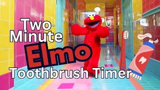 Two Minute Elmo Toothbrush Timer  Toothbrushing Video for Kids [upl. by Ellahcim]