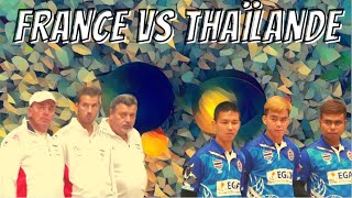 Partie Exceptionnelle  France vs Thaïlande Championnat du Monde Triplette 2021  Pétanque [upl. by Nivlem]