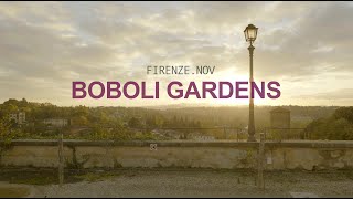 Sunset walk in the Boboli gardens Giardino di Boboli  Florence  Italy  November 2020 [upl. by Tehr631]