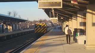 CTrail and Amtrak Hartford Line Trains at Berlin CT [upl. by Micheline437]