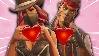 Calamity and Dire Fall In Love  Fortnite Funny Moments [upl. by Des756]