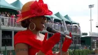 Mary J Blige sings National Anthem [upl. by Davidde]