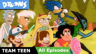 Team Teen Cartoon Heroes Unite  Every Episode So Far  30 Min Cartoon Crossover [upl. by Sekofski611]