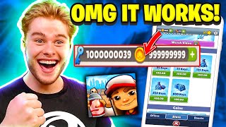 The BEST Subway Surfers HACK Get UNLIMITED KeysCoins [upl. by Arted354]