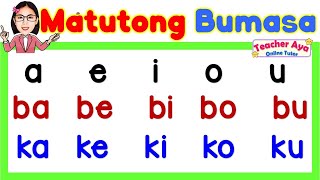 a e i o u  ba be bi bo bu  Mga Salitang may Dalawang Pantig  Magsanay at Matutong Bumasa [upl. by Rusticus556]