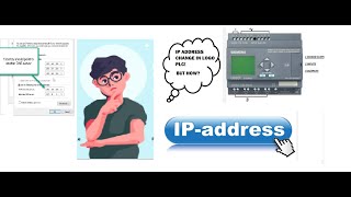 How to assign IP address in logo plc change IP in siemens logo PLC [upl. by Bazluke713]