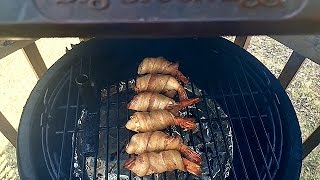 Grilled Crabstuffed Shrimp on the Big Green Egg Instructions howto by Boris Grills Recipe [upl. by Meingoldas]