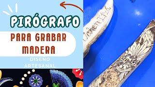 Pirógrafo herramienta para grabar madera 🪵 [upl. by Pandora]