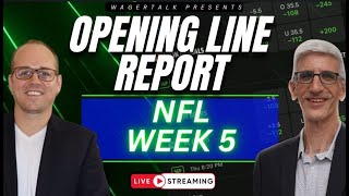 NFL Opening Line Report  2024 NFL Week 5 Odds Picks and Predictions  September 30 2024 [upl. by Elman374]