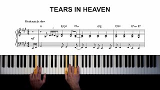 Eric Clapton  Tears in Heaven  Piano Cover  Sheet Music [upl. by Hawkie45]