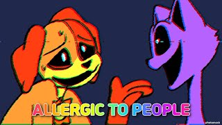 ALLERGIC TO PEOPLE ANIMATION MEME  poppy playtime chapter 3  파피 플레이 타입 챕터3 [upl. by Acinhoj442]