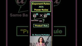 Exponent Rules AKA Power Rules math algebra physics science [upl. by Matthiew]