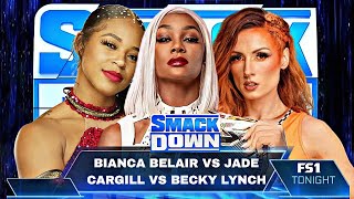 WWE2K24 SMACKDOWN BIANCA BELAIR VS JADE CARGILL VS BECKY LYNCH [upl. by Lishe]