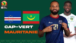 LIVE 🇨🇻🇲🇷 CAP VERT  MAURITANIE  LES REQUINS BLEU FACE AUX MOURABITOUNES   CAN 2023  CAN 2024 [upl. by Pirnot]