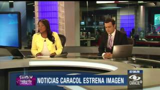 Noticias Caracol estrena imagen más fresca y moderna [upl. by Karina]