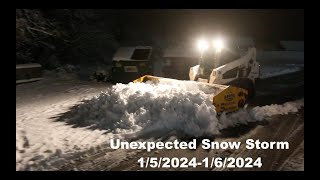 Plowing Snow and Blowing Hydraulic Lines Boss Plows amp Arctic LD13 [upl. by Anileuqcaj458]