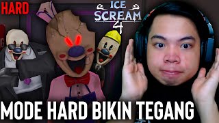 ICE SCREAM 4 MODE HARD  Ice Scream 4 Indonesia END [upl. by Aerdnaek753]