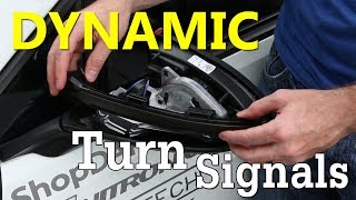 MK7 LED Dynamic Mirror Turn Signal Install DIY [upl. by Rikki]