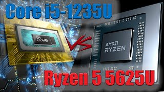 Core i51235U vs Ryzen 5 5625U  Which is best for gaming and general use [upl. by Suiravad]