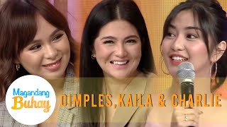 How Kaila Dimples and Charlie started their friendship  Magandang Buhay [upl. by Leila]