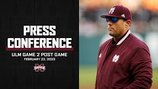 BASEBALL  ULM GAME 2 POST GAME PRESS CONFERENCE [upl. by Nay]