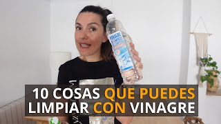 10 cosas que puedes LIMPIAR con VINAGRE 🧽🪣 [upl. by Arytahs]