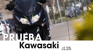 Kawasaki J125  videoprueba  castellano  2016 [upl. by Rennob159]