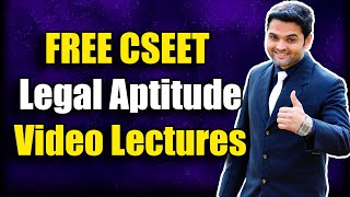 FREE CSEET Legal Aptitude Video Lectures  CSEET Online Classes [upl. by Yehus]