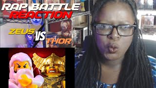 First Time Hearing Epic Rap Battles  Zeus vs Thor  Reaction [upl. by Lledraw]