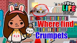 TOCA BOCA FREE CRUMPETS  Where find all Crumpets in Toca Life World 2023 [upl. by Cortney570]