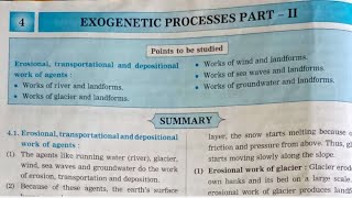 Class 9th Geography Chapter 4 Exogenetic Processes part  2 Navneet Digest Solutions MH Board [upl. by Attenohs145]