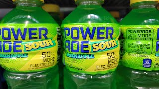 Powerade SOUR Green Apple review [upl. by Amoreta]