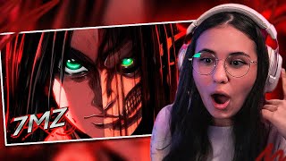 MAH reagindo a Eren Attack on Titan  AO SOM DO ESTRONDO  7 Minutoz mahnimes REACT [upl. by Gimpel]