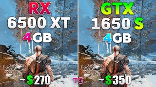 RX 6500 XT vs GTX 1650 SUPER  Test in 8 Games [upl. by Nileek]