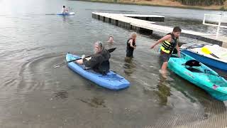 Love where you live Kayacking on Lake Clementia Rancho Murieta California [upl. by Assenyl]