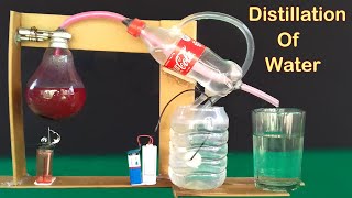 How To Make Distilled Water at home 💧💦  Homemade Distilled Water  Distillation process [upl. by Abbye172]