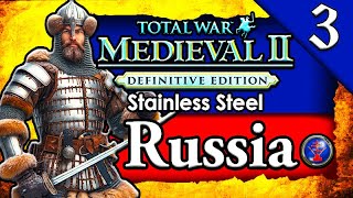 ANNEXATION OF CRIMEA Medieval 2 Total War Stainless Steel Russia Campaign Gameplay 3 [upl. by Zailer185]