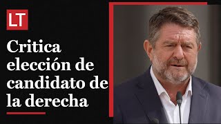 Claudio Orrego critica a la derecha y su elección de Francisco Orrego [upl. by Ociram]