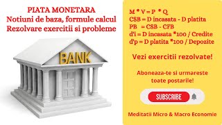 Macroeconomie Masa monetara Piata Monetara Dobanda simpla si compusa macroeconomie [upl. by Mafala]